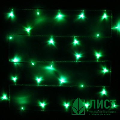 Гирлянда электрическая для дома точечная 24м 300LED цвет зеленый (светлый провод) 8режимов арт.128-008 Гирлянда электрическая для дома точечная 24м 300LED цвет зеленый (светлый провод) 8режимов арт.128-008