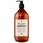 Туалетное мыло-крем 1л жидкое дозатор Milana Professional увлажняющее Grass арт.125645