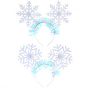 Ободок карнавальный "Весёлые снежинки" цв.асс. арт.774-162