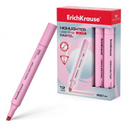 Маркер флуорисцентный ErichKrause Visioline V-17 Pastel скош. розовый арт.56021 (Ст.12)