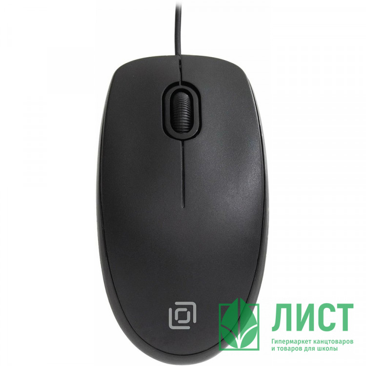 Мышь проводная Oklick 195M черный оптическая