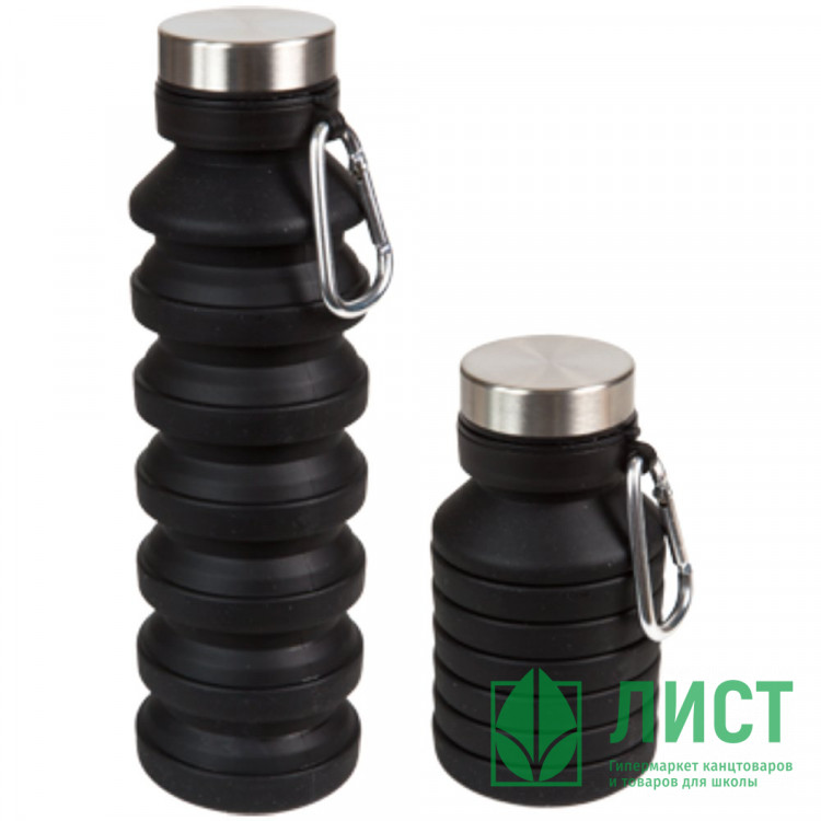 Бутылка 500мл deVENTE складная черная арт.8090465