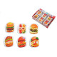 Ластик фигурный (Mazari) Hamburger ассорти арт.М-6855