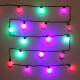 Гирлянда электрическая для дома фигурная 04м 20LED "Шар" цвет мульти (темный провод) артемный 183-629