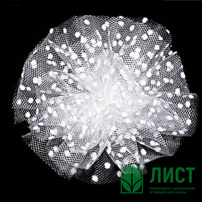 Бант для волос белый Arco Carino см арт.147