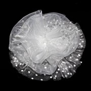 Бант для волос белый Arco Carino см арт.151