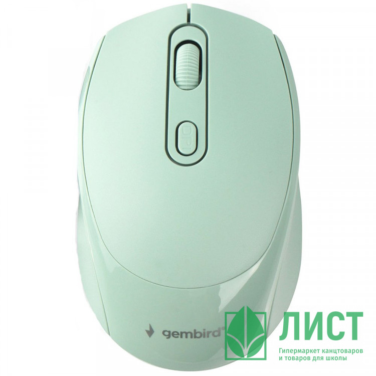 Мышь беспров. Gembird MUSW-625-1 цв.зеленый