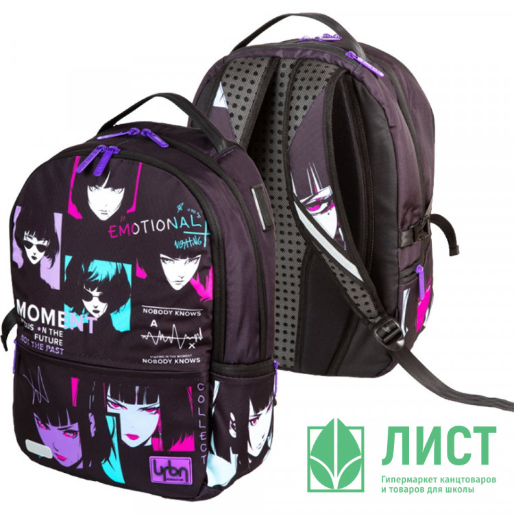 Рюкзак для девочек deVENTE Стиль аниме (Anime Style) 39x30x17 см арт.7032580