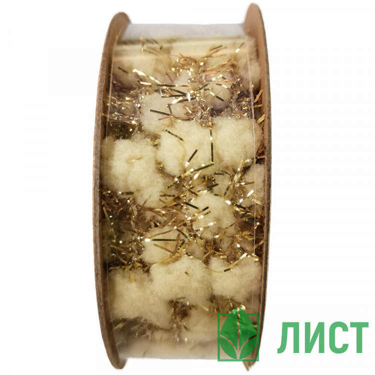 Украшение декоративное "Бусы" 200*01*0,5см рат.91109