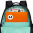 Рюкзак для девочек (Grizzly) арт.RG-563-2/1 чёрный - золото 28х38х18 см - 
