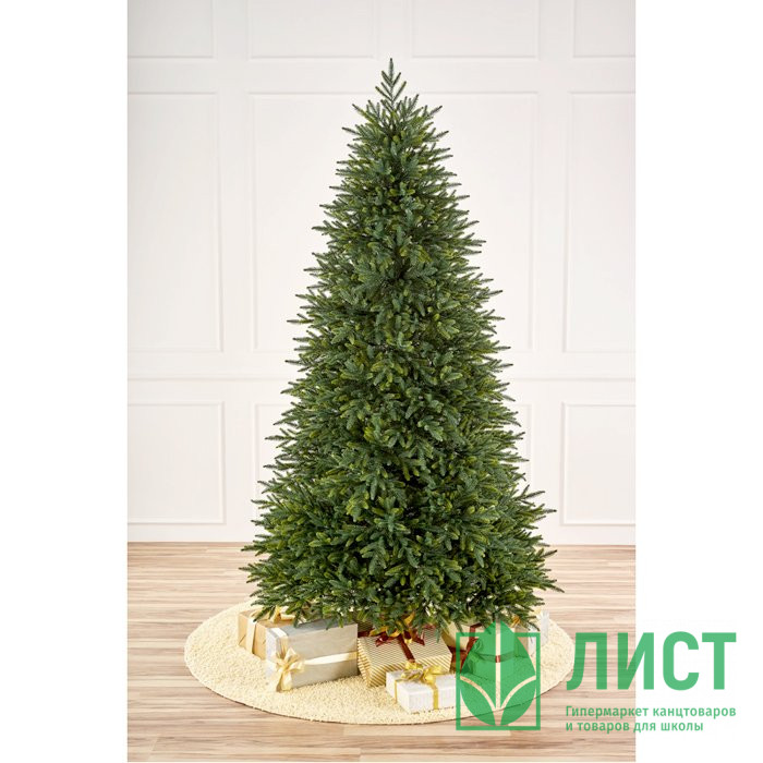 Елка 210см "Испанская" (хвоя 100% литая, ветки на шарнирах, подставка металл.) арт.ЕЛИСП 21