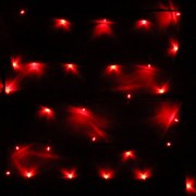 Гирлянда электрическая для дома точечная 5,5м 50LED цвет красный (зеленый провод) арт.127-009