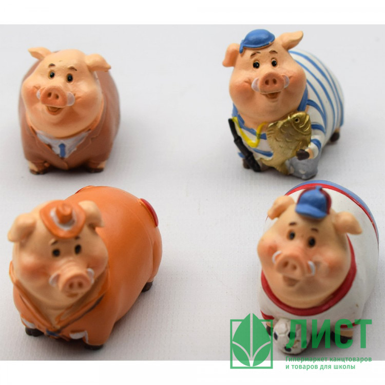Статуэтка символ года Свинка 4,5см ассортимент арт.719906