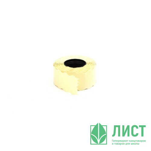 Этикет-лента 26*12 волна белый 1000шт/рулон