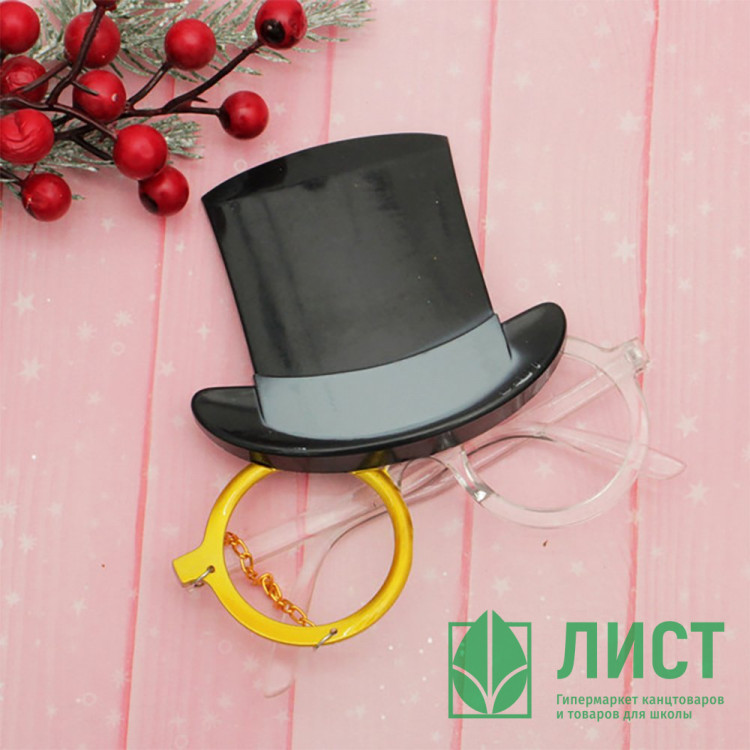 Очки карнавальные "Джентельмен" 14,7*14,1см арт.774-276