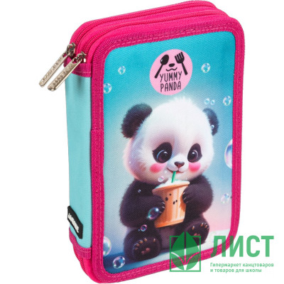 Пенал 2 отделения (deVente) 210х140х52мм Yummy Panda арт.7012506 Пенал 2 отделения (deVente) 210х140х52мм Yummy Panda арт.7012506