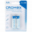 Батарейки CROMEX LR06 (АА) алкалиновые BL2 (цена за упаковку) (Ст.24) - 