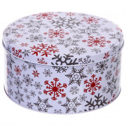 Банка жестяная "Снежинка" 16,8*8см 1500мл арт.894-434