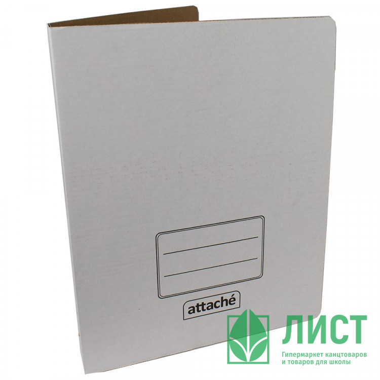 Скоросшиватель микрогофрокартон 35мм белый KRIS до 250л арт. АС-8/ASR7112 (Ст.70)